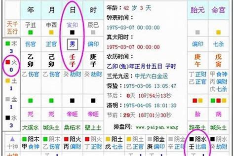 壬辰五行|生辰八字算命、五行喜用神查询（免费测算）